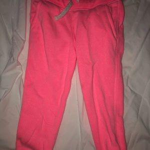 Toddler pink joggers
